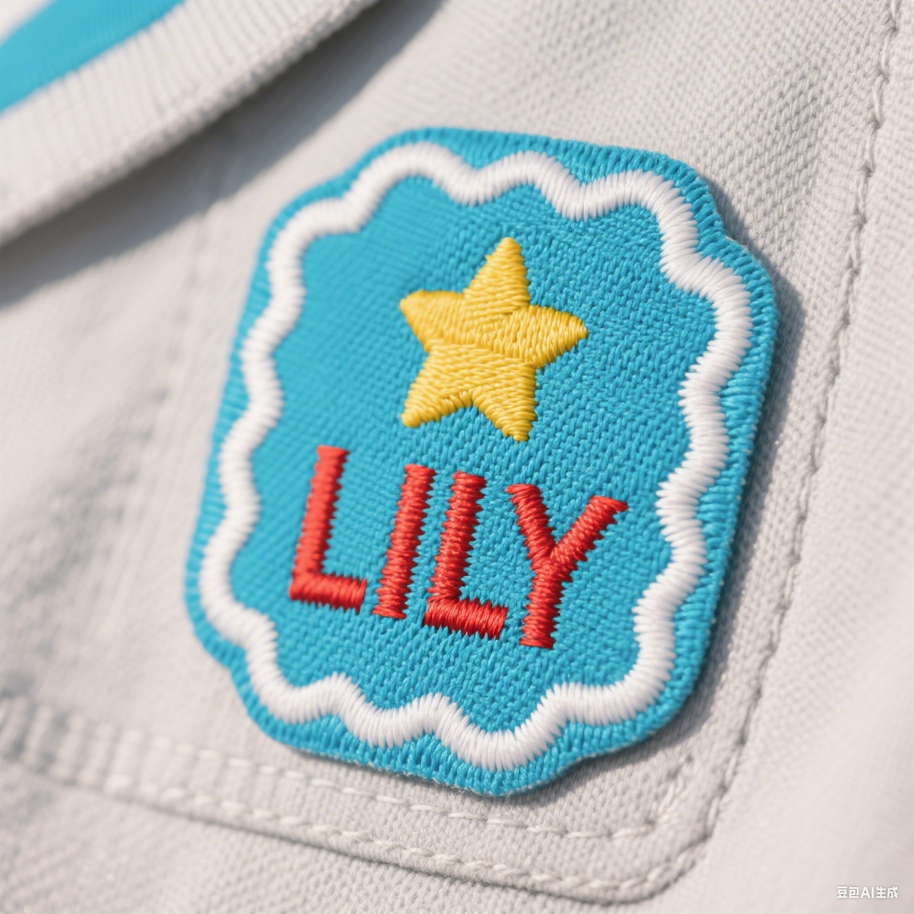 woven name labels for kids’ uniforms